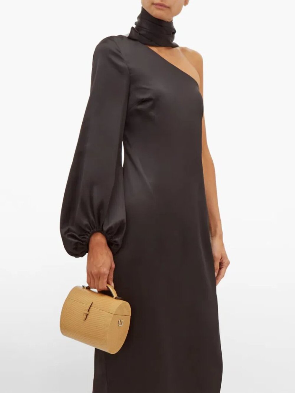 STAUD Farrah Dress in Black